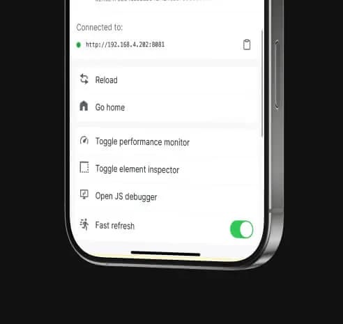 Expo Go device